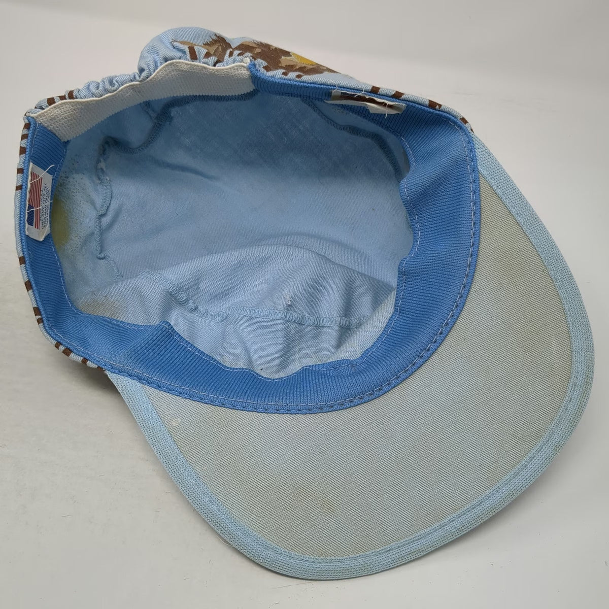 Dorfman Pacific Army Cap Blue One Size Bob Seger Silver Bullet Band Horse Hat