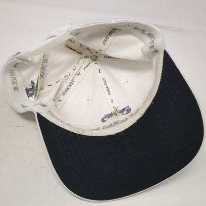 Puma Snapback Hat White One Size Golf Flexfit 110 University Central Arkansas