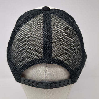 Eric May Band Snapback Rope Trucker Hat Black One Size Mesh Back Cobra