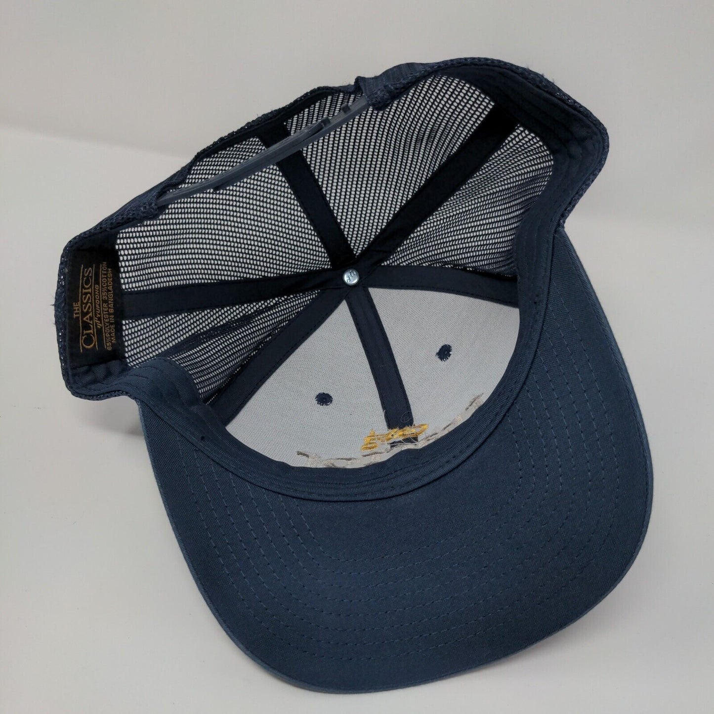 Tractor Beverage Co. Snapback Trucker Hat Blue One Size The Classics Yupoong