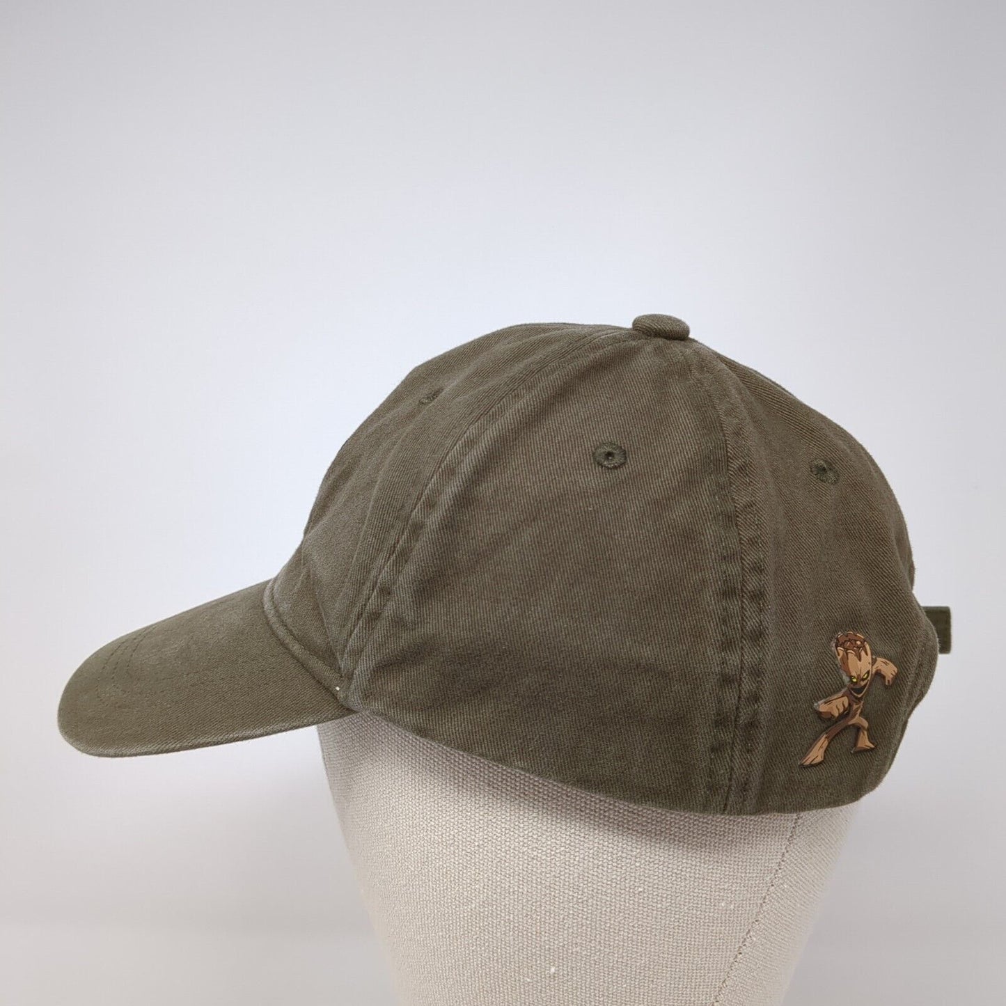 I Am Groot! Slideback Hat Brown One Size Adjustable Embroidered 6 Panel Marvel