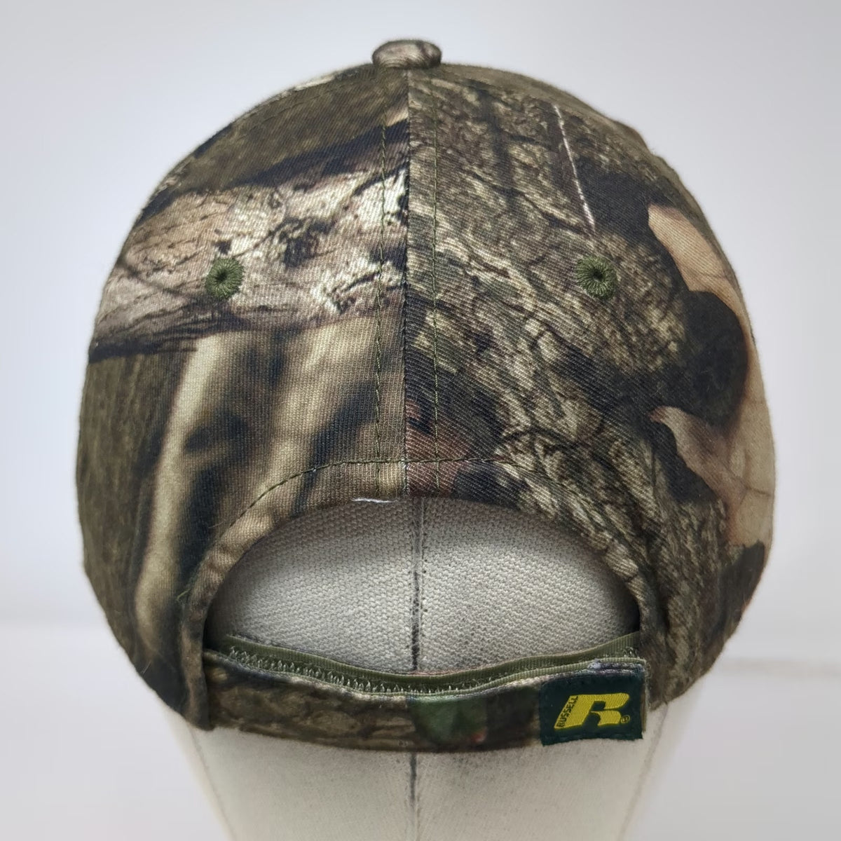 Russell Oregon Ducks NCAA Cap Hat Brown Yellow Green Camo Strapback OSFM Logo