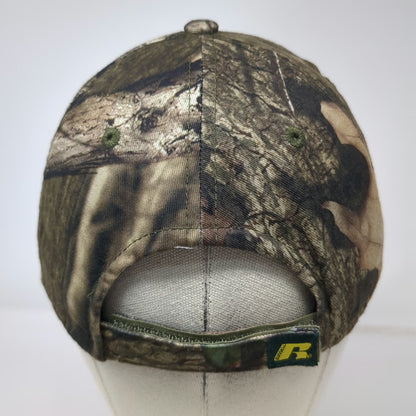Russell Oregon Ducks NCAA Cap Hat Brown Yellow Green Camo Strapback OSFM Logo