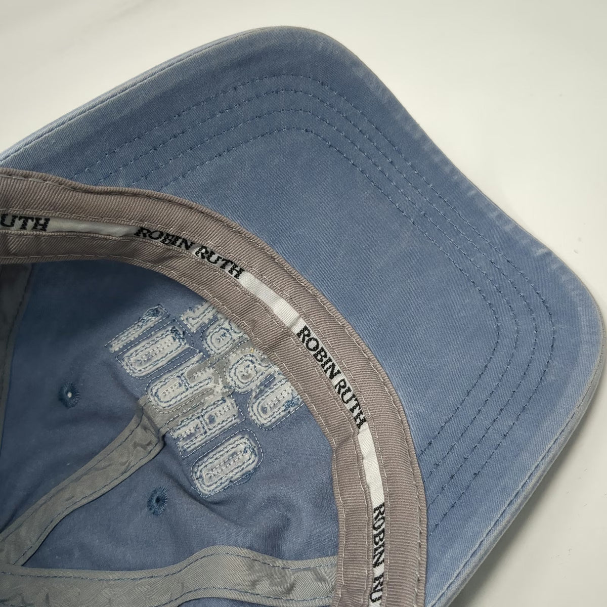 Robin Ruth Baseball Cap Blue One Size Idaho 1890 Adventure Awaits Strapback Hat