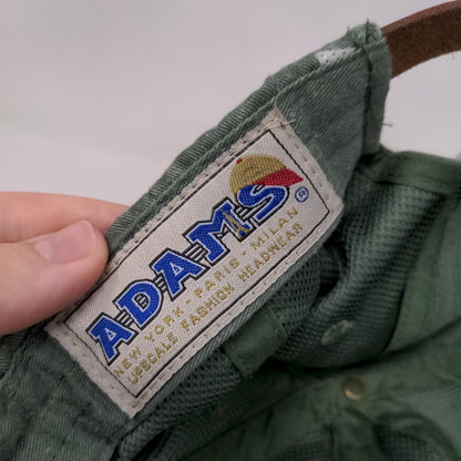 O'Malley Slideback Hat Green One Size Adjustable Embroidered 6 Panel Adams