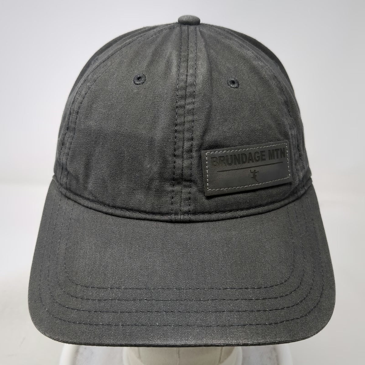 Legacy Baseball Cap Gray One Size Brundage Mtn Idaho Ski Resort Slideback Hat