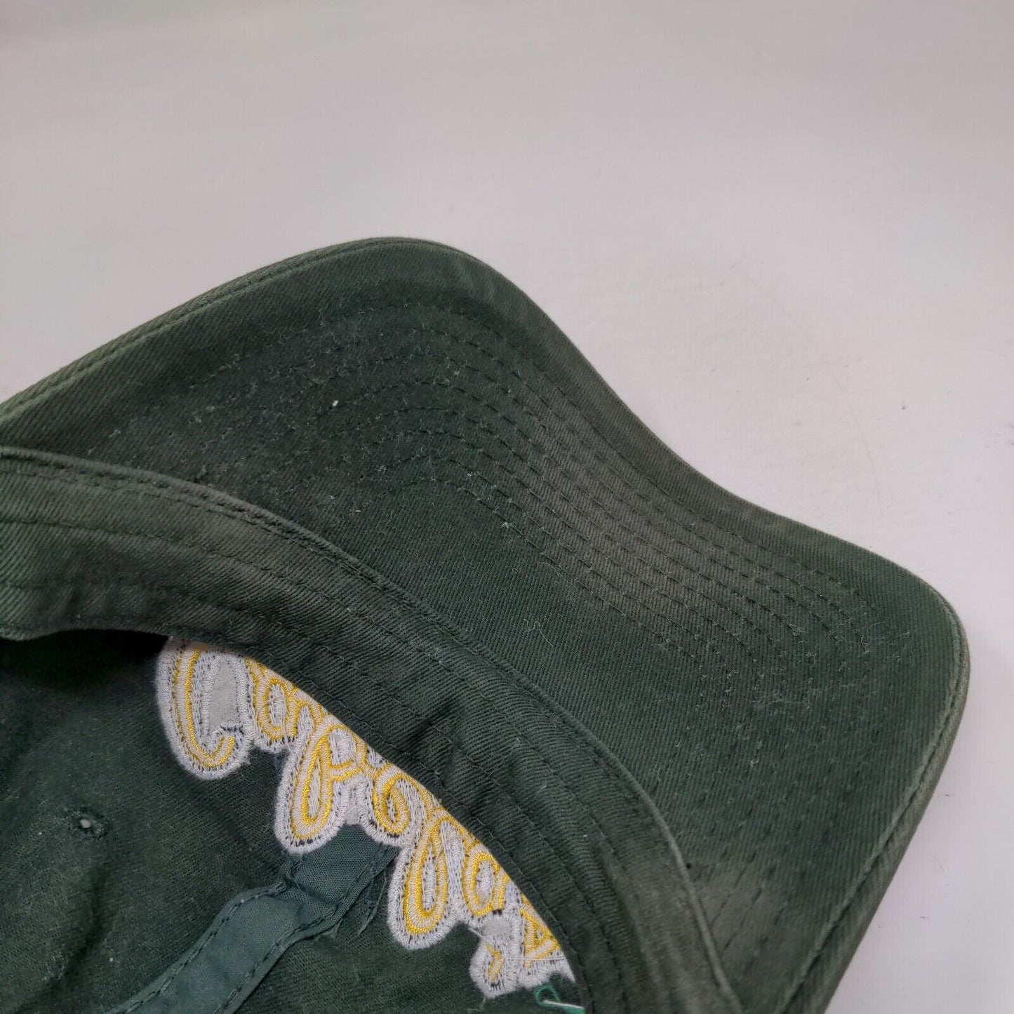 Cabela's Slideback Hat Green One Size Embroidered World's Foremost Outfitter