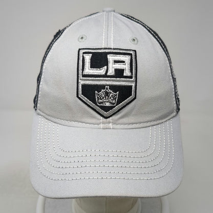 Reebok Los Angeles Kings NHL Hat Gray One Size Baseball Cap Contrast Stitching