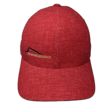 Adidas Baseball Cap Red XL Jug Mountain Ranch Golf Hat Flexfit Climacool Mesh