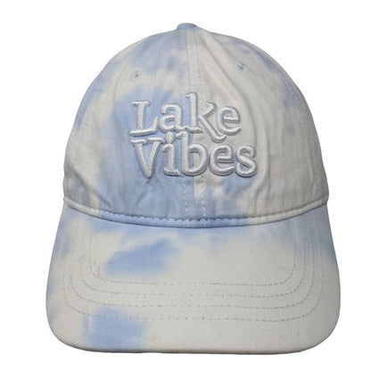 Lake Vibes Slideback Hat Multi OSFM Embroidered Adjustable Tie Dye