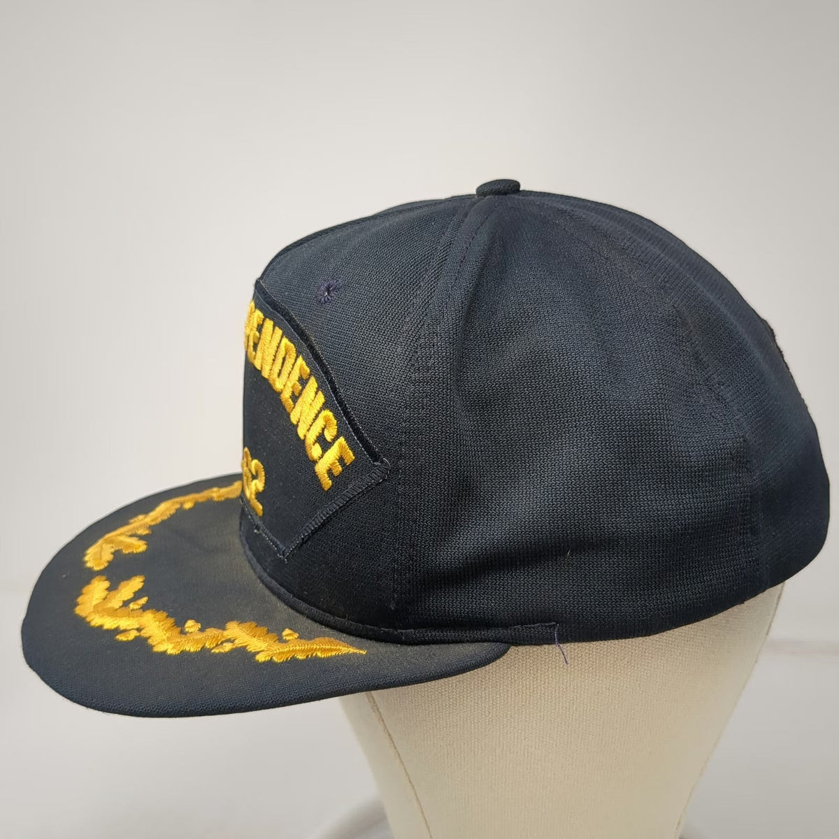 AJD Snapback Blue Hat L USS Independence CV-62 Scrambled Eggs Navy Military Ship