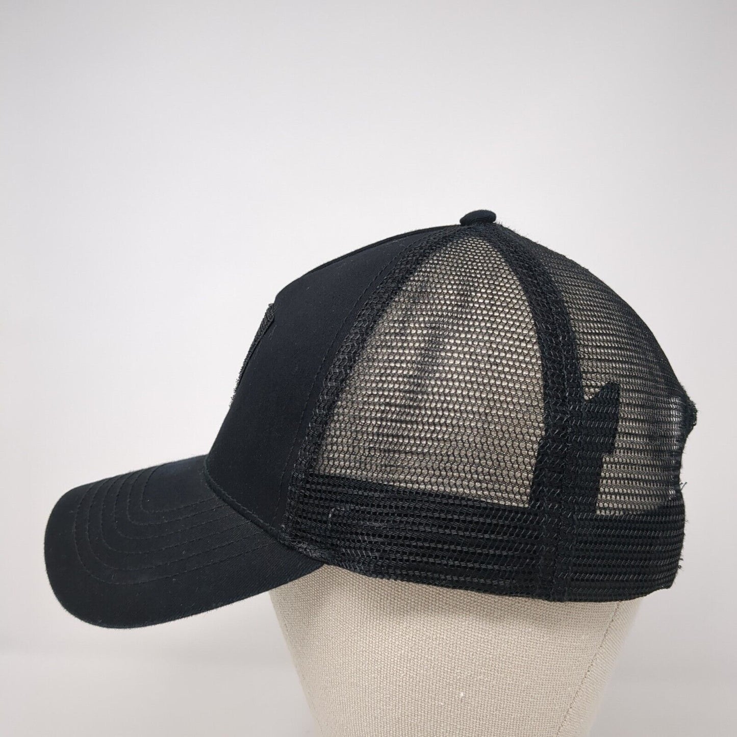 Top Golf Snapback Trucker Hat Black One Size Mesh Back Adjustable