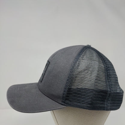 Simms Fishing Snapback Trucker Hat Gray One Size Mesh Back Outdoor