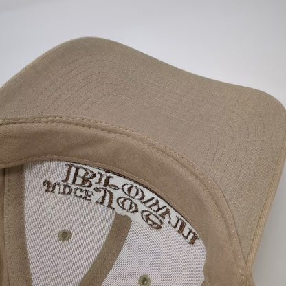 Nissin Cap Judge Joe Brown Embroidered Beige Snapback Hat Adjustable OS Promo