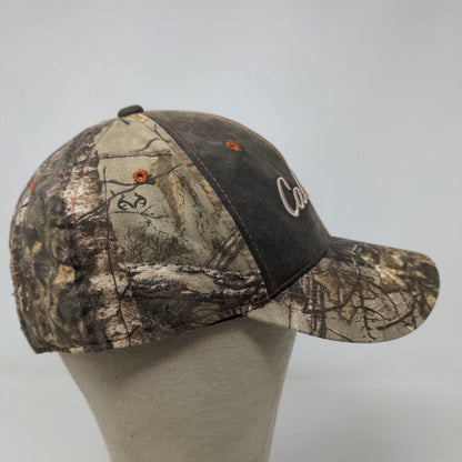 Cabela's Men's Strapback Camo Hat Size OSFM Embroidered Logo