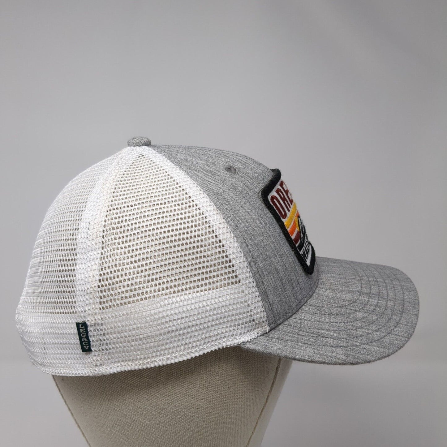 Oregon Wallowa Lake Snapback Trucker Hat Gray OS Adjustable Mesh Back Legacy