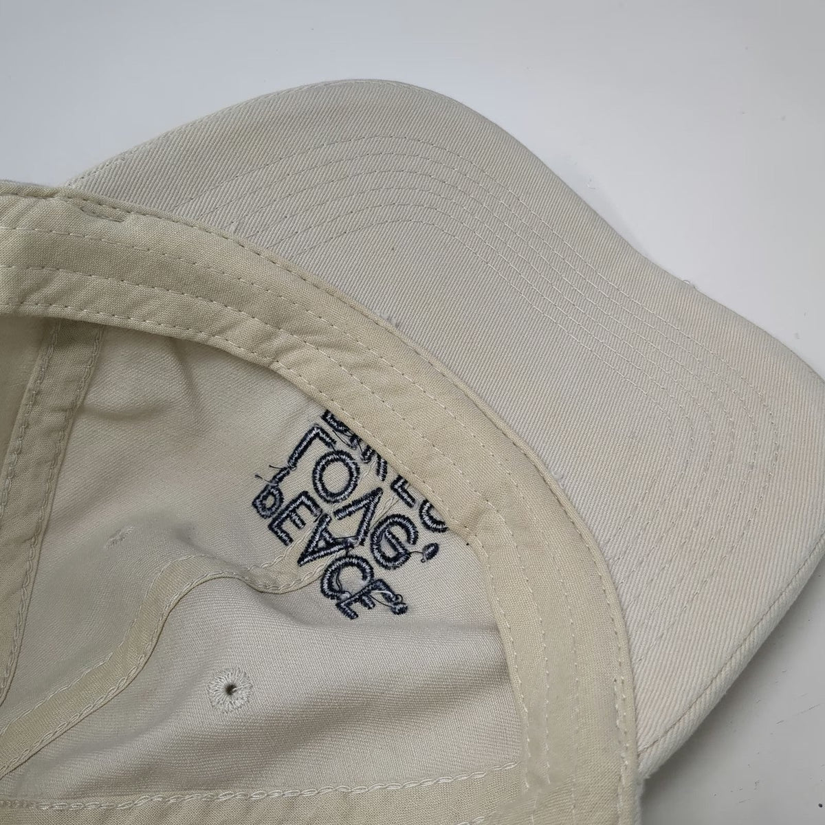 Life Is Good Baseball Cap Beige One Size Adjustable Peace Love Bikes Cotton Hat