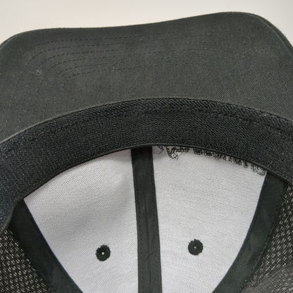 Quake City Caps Republic Services Star Logo Trucker Hat Black One Size Snapback