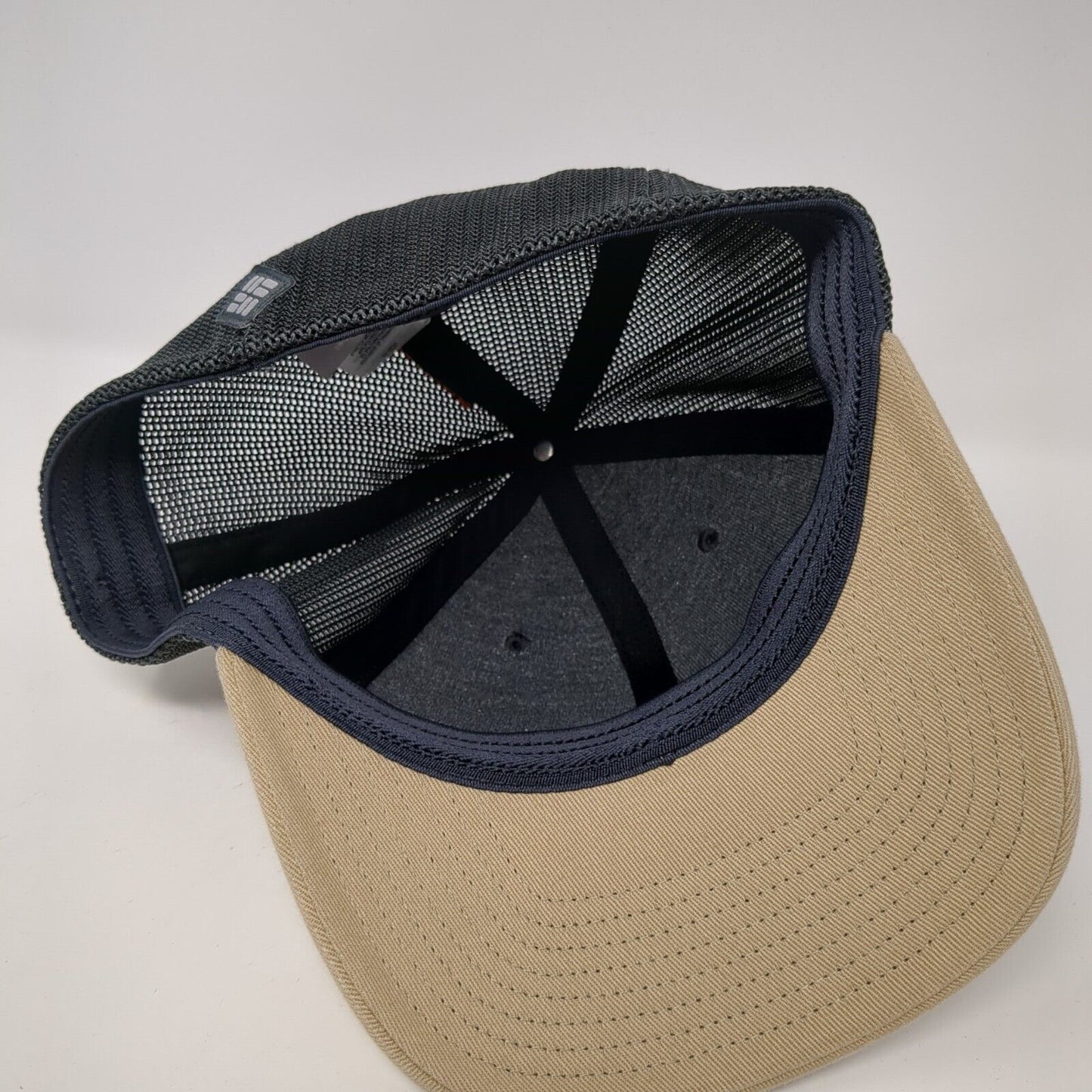 Tree Flag Fitted Trucker Hat Multicolor L/XL Adjustable Mesh Back Columbia