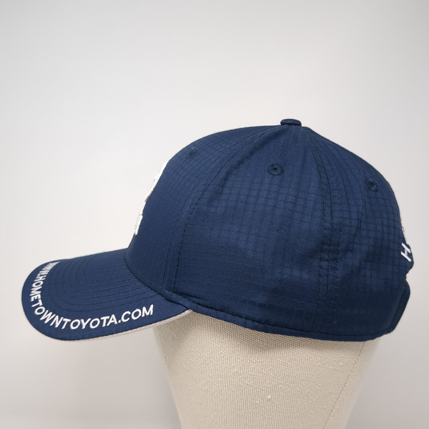 Hometown Toyota Strapback Hat Blue One Size Embroidered Solid 6 Panel