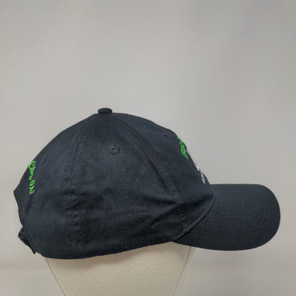 Back Roads Logistics Strapback Hat Black One Size Embroidered Port & Company