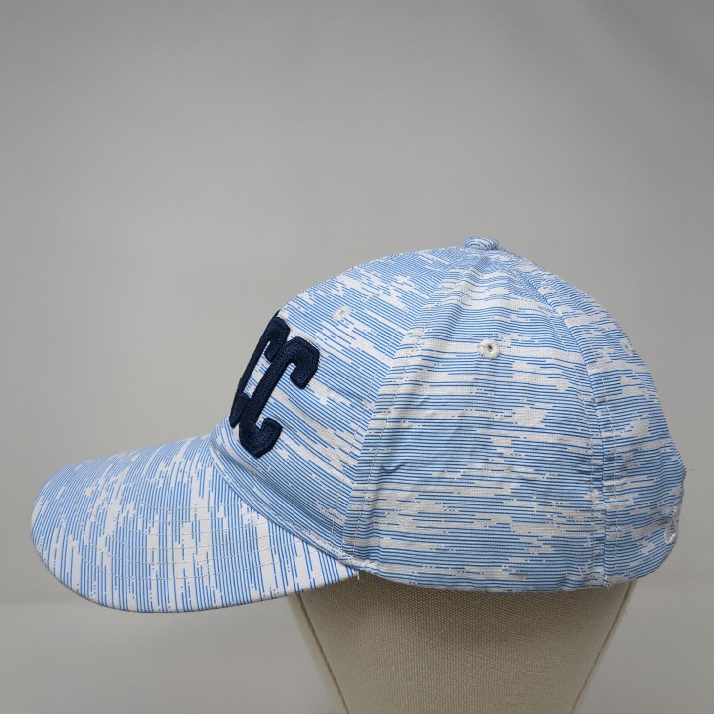 CCCC Strapback Hat Blue OS Adjustable Embroidered 6 Panel Ahead Performance