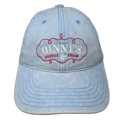 Richardson Baseball Cap Blue One Size Ginny's Cookies & Cream Embroidered Hat