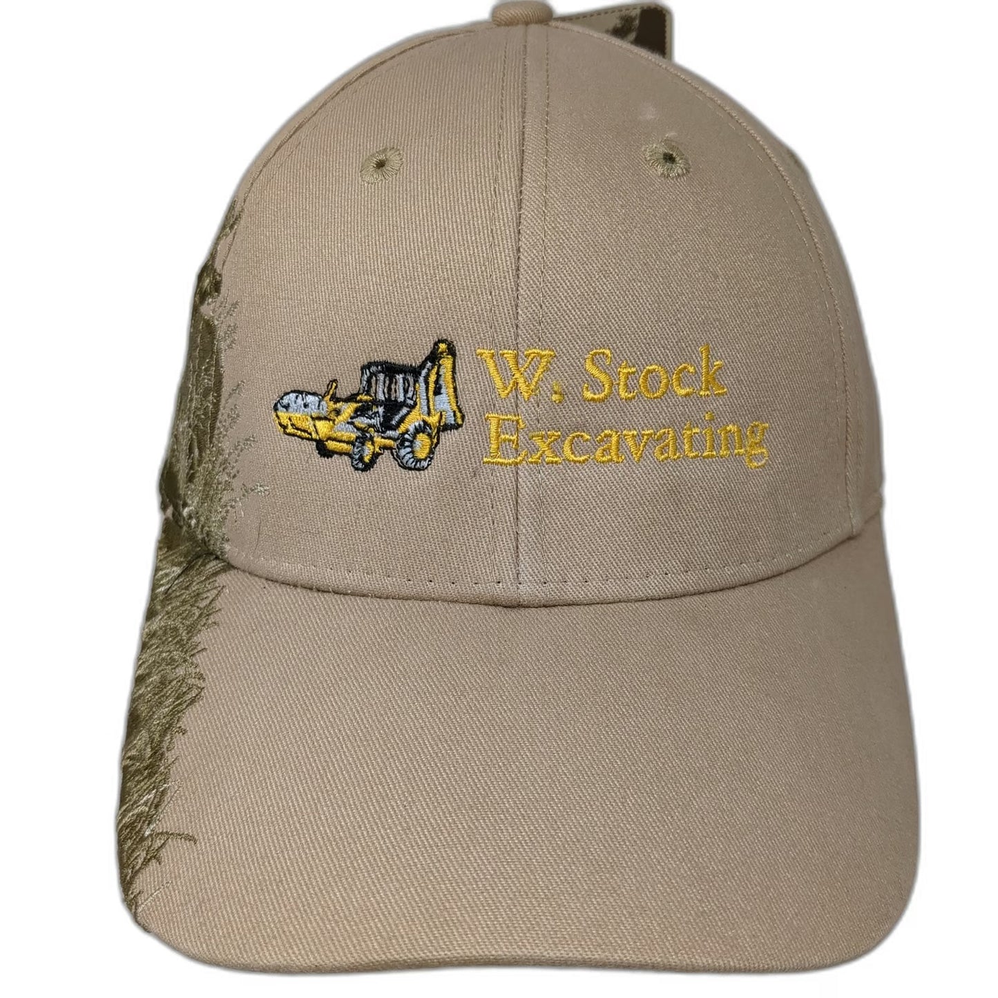 DRI DUCK Baseball Cap Beige One Size W Stock Excavating Elk Wildlife Hat