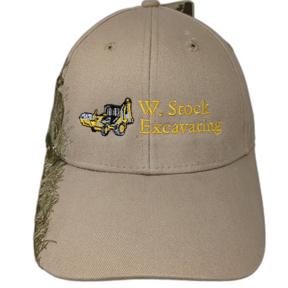 DRI DUCK Baseball Cap Beige One Size W Stock Excavating Elk Wildlife Hat