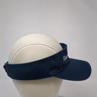 Steve's Resturant Strapback Sun Visor Hat Blue One Size Adjustable Big X