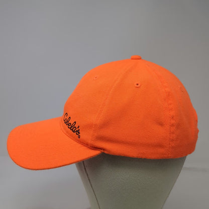 Cabela's Baseball Cap Orange One Size Strapback Adjustable Blaze Hunting Hat