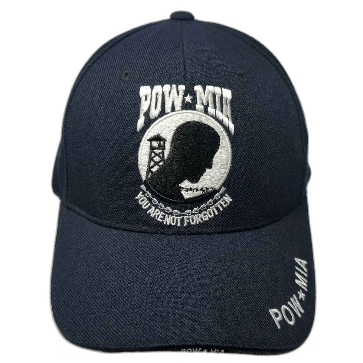 Rapid Dominance Baseball Cap Blue One Size POW MIA You Are Not Forgotten Hat