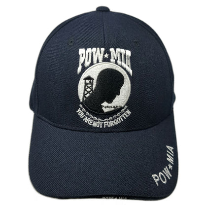 Rapid Dominance Baseball Cap Blue One Size POW MIA You Are Not Forgotten Hat