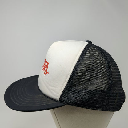 Santana 1983 New Band Black One Size Trucker Hat Mesh Snapback Foam Logo Vintage