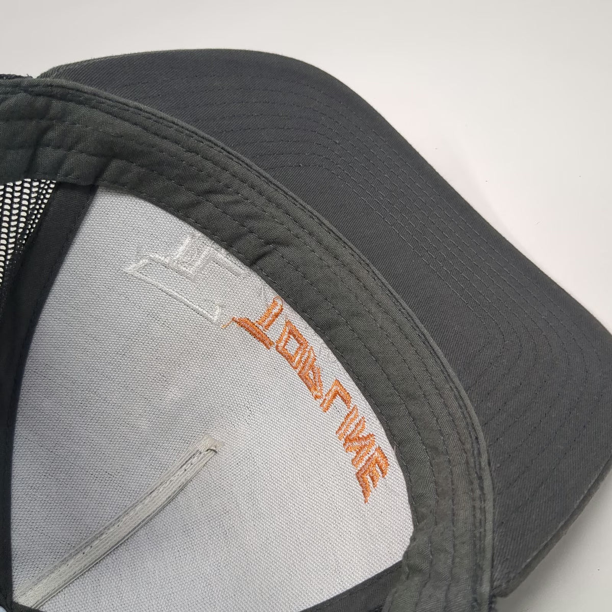 Yupoong Trucker Hat Gray One Size Snapback Topline Garage Door Specialist Logo