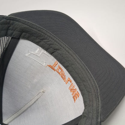 Yupoong Trucker Hat Gray One Size Snapback Topline Garage Door Specialist Logo