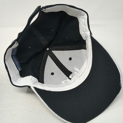 Big Accessories Baseball Cap Black White One Size Ion Television Mesh Trim Hat