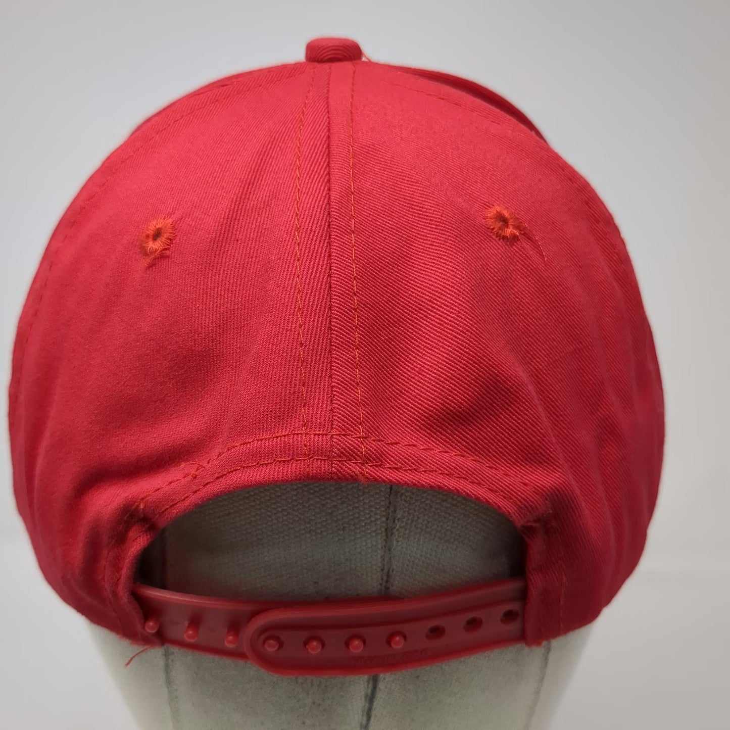 Nissun USMC Snapback Hat Red One Size Eagle Globe Anchor Embroidery Military