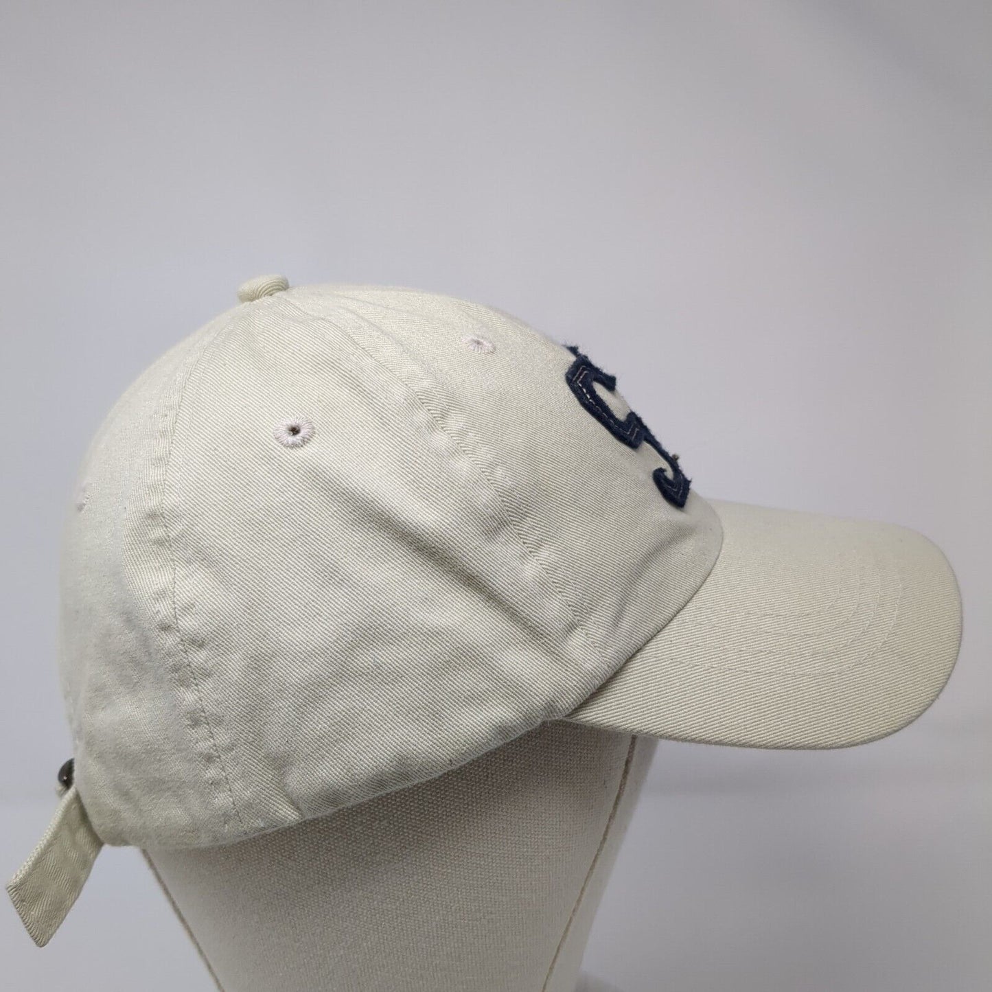 SF San Francisco Slideback Hat Tan OSFA Adjustable Embroidered 6 Panel