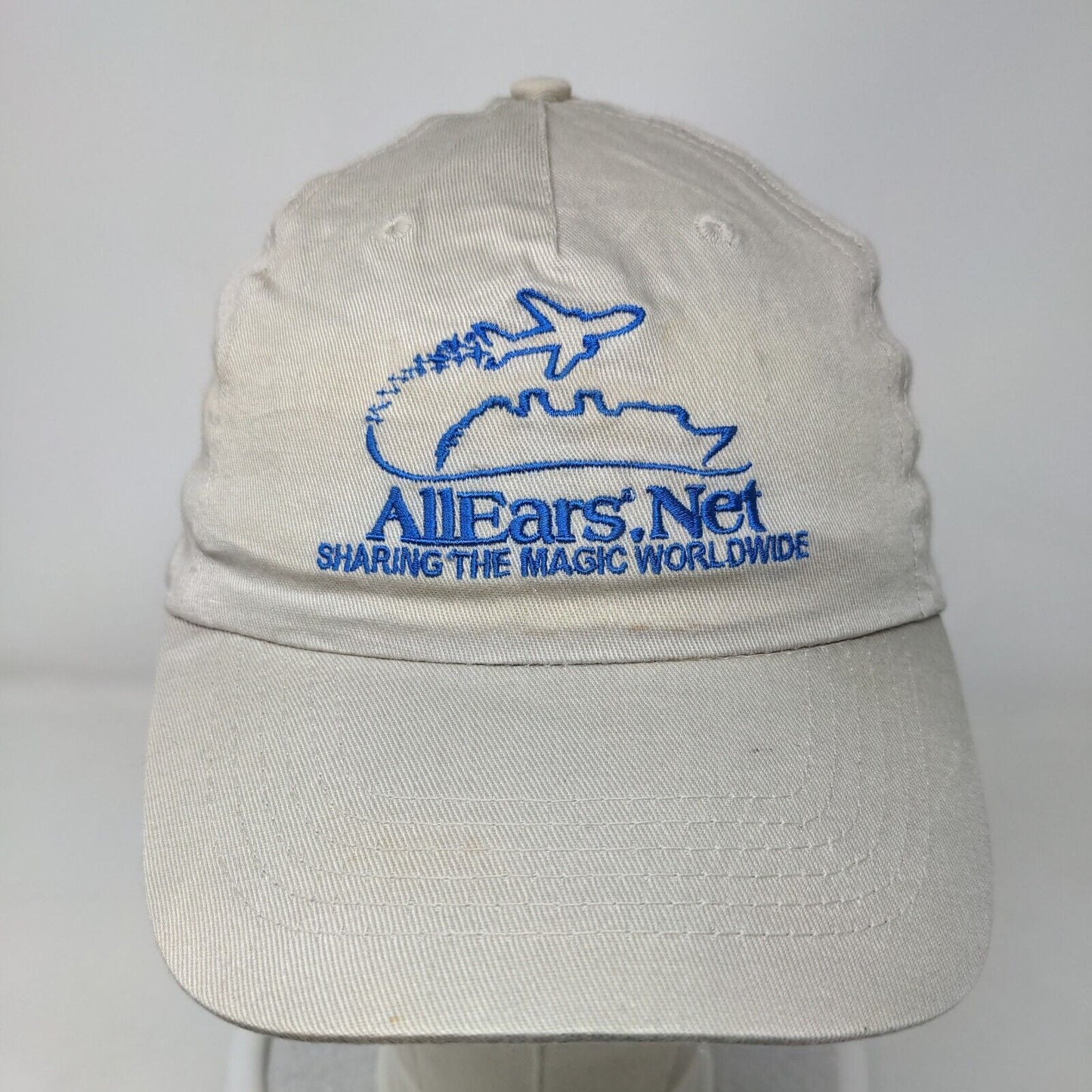 AllEars.Net Strapback Hat Tan OSFA Embroidered Vent Holes Hit Wear