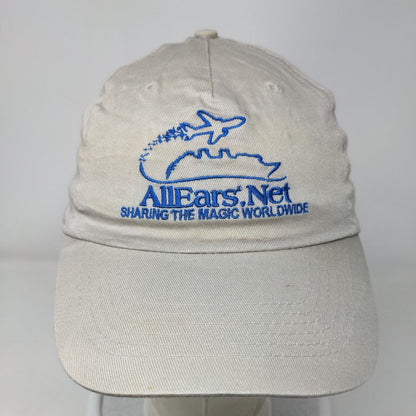 AllEars.Net Strapback Hat Tan OSFA Embroidered Vent Holes Hit Wear