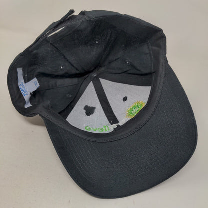 Trulieve Snapback Hat Black OS Adjustable Embroidered 6 Panel Port & Company