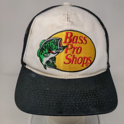 Bass Pro Shops Snapback Mesh Back Trucker Hat Black OSFM Colorblock