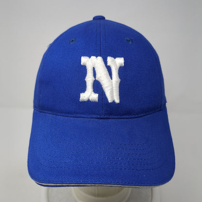 N Slideback Hat Blue One Size Adjustable Embroidered 6 Panel Sportsman
