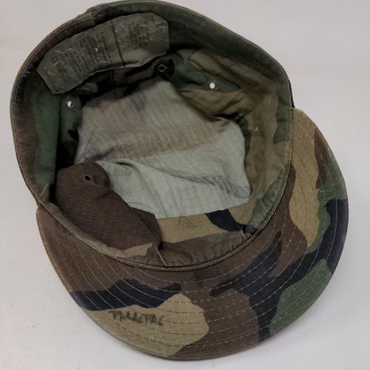 Atlas Headwear Fitted Cadet Army Cap Hat Camouflage 6 7/8 Vent Holes Blank