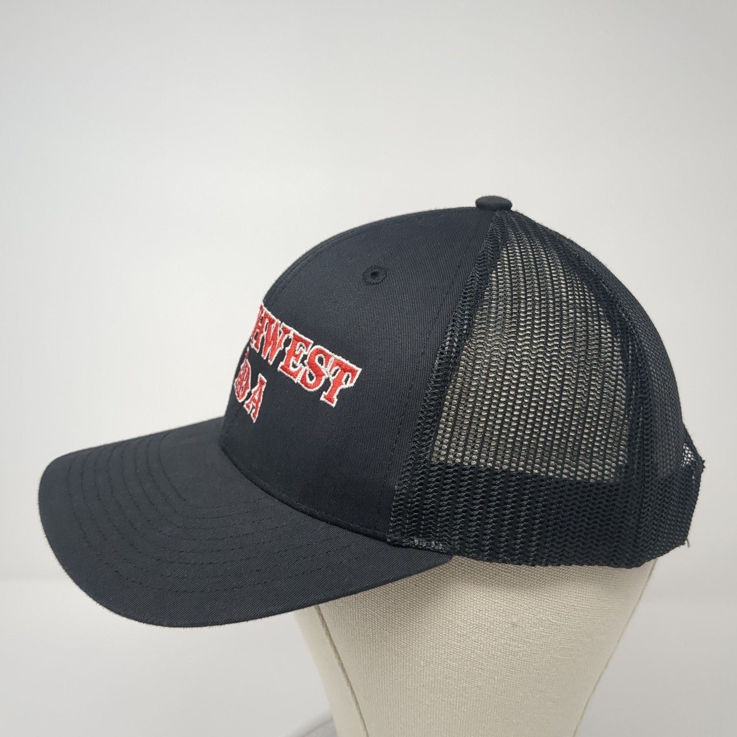Southwest ADA Snapback Trucker Hat Black Small Embroidered Richardson
