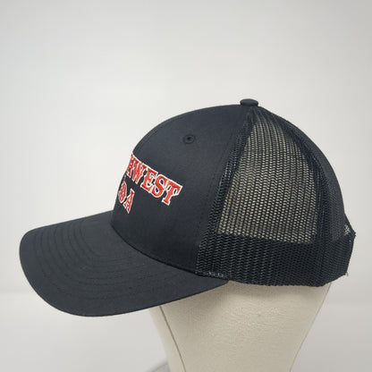 Southwest ADA Snapback Trucker Hat Black Small Embroidered Richardson