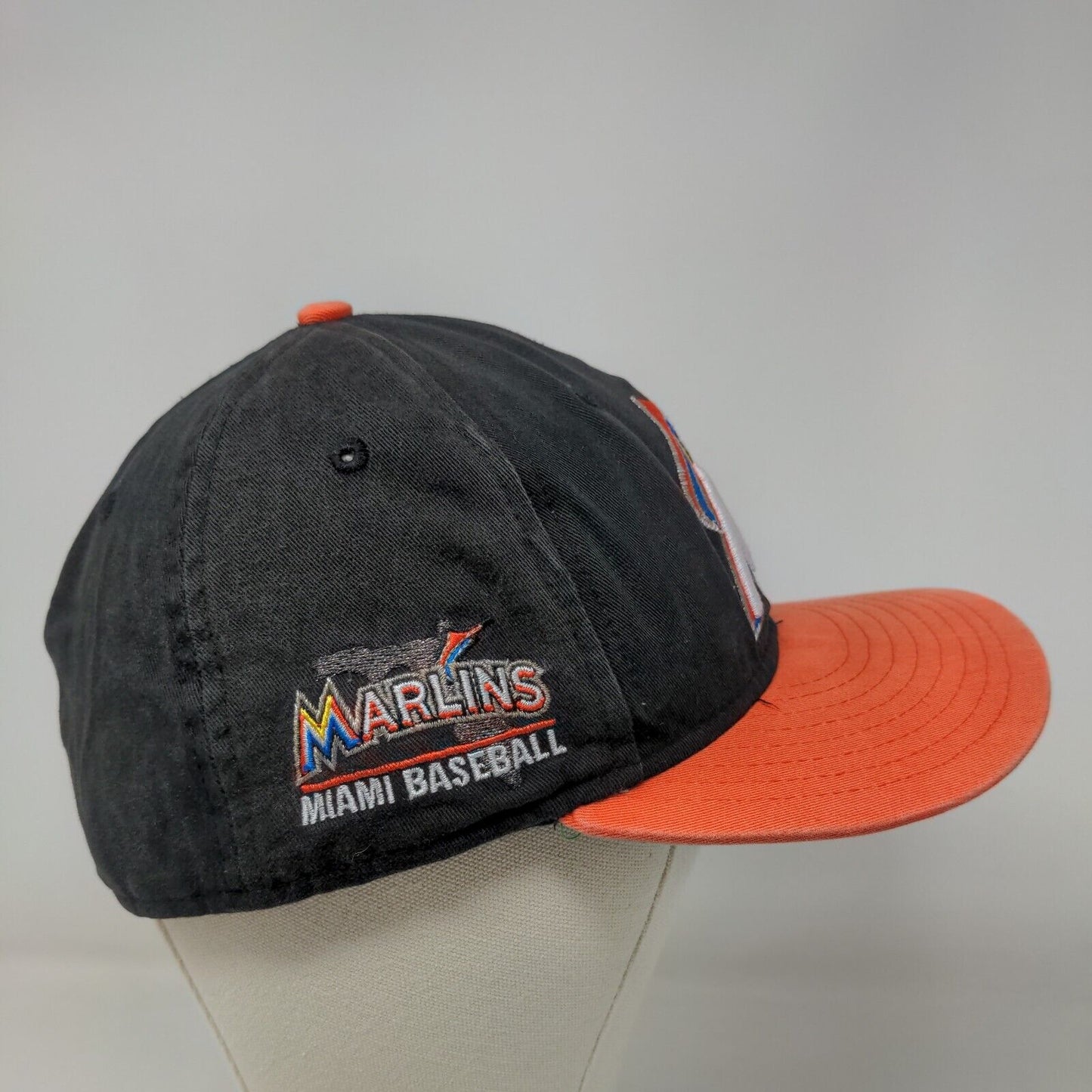 New Era Men's Fitted Hat Multicolor 7 3/8 Embroidered Florida Marlins Logo MLB