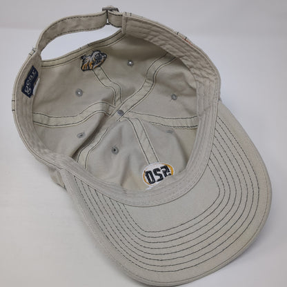 520 Tiger Slideback Hat Beige One Size Adjustable Gear For Sports
