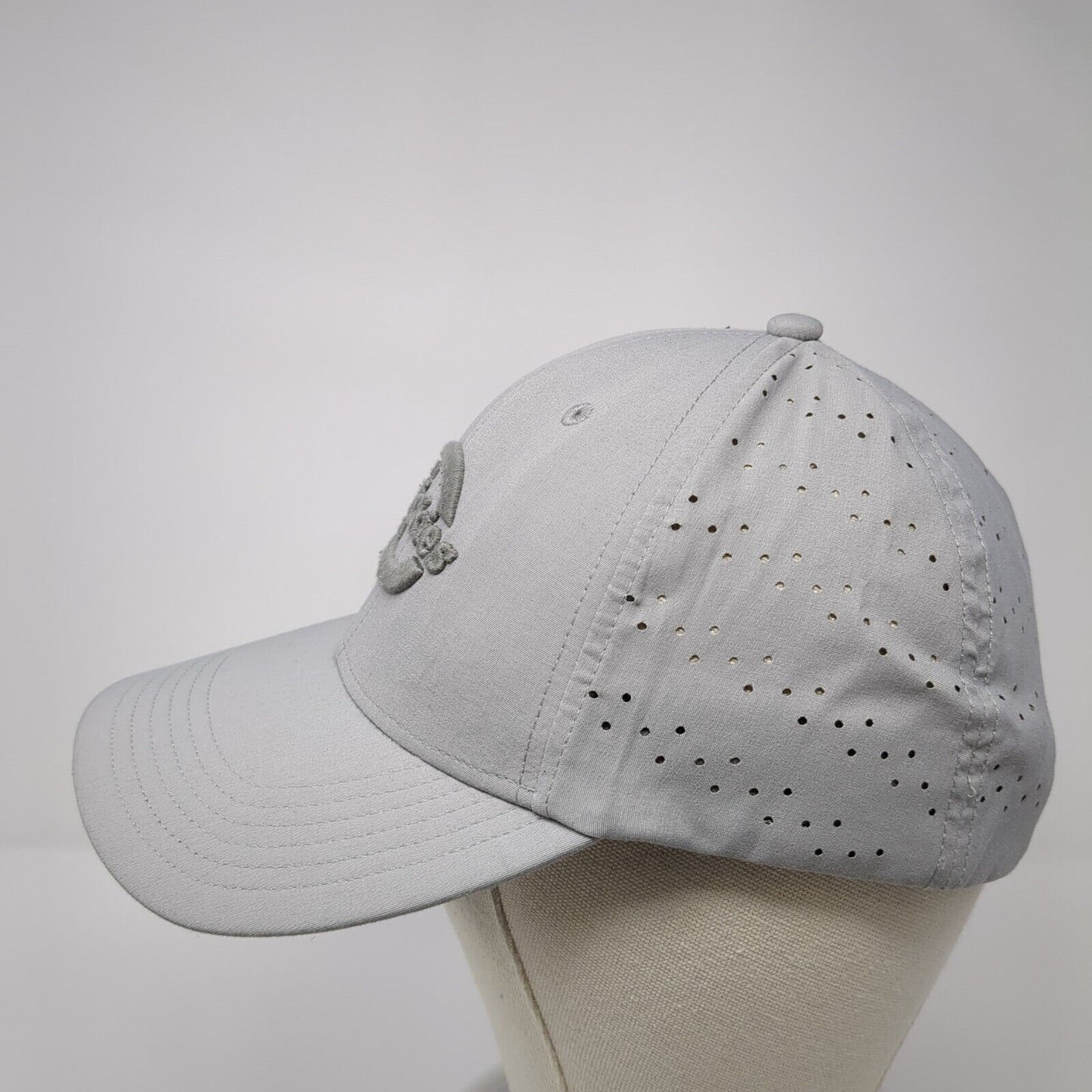 Dickies Fitted Hat Gray One Size A-Flex Stretch Embroidered Laser Cut